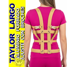 Cargar imagen en el visor de la galería, CORSET TAYLOR LARGO DE ALUMINIO FORRADO