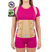 Cargar imagen en el visor de la galería, CORSET TAYLOR LARGO DE ALUMINIO FORRADO