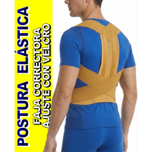 Cargar imagen en el visor de la galería, CORRECTOR DE POSTURA ELÁSTICO AJUSTABLE SOPORTE PARA ESPALDA