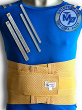 Cargar imagen en el visor de la galería, FAJA LUMBOSACRA TRANSPIRABLE REFORZADA VARILLAS DE ALUMINIO Y PLASTICO INTERCAMBIABLES FAJA SACROLUMBAR