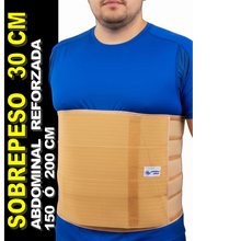 Cargar imagen en el visor de la galería, FAJA 30 CM POSTOPERATORIA PARA SOBREPESO REFORZADA ABDOMINAL POSTQUIRURGICA BARIÁTRICA