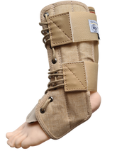 Cargar imagen en el visor de la galería, FERULA PARA TOBILLO VARILLAS DE ALUMINIO INMOVILIZADOR OCRE