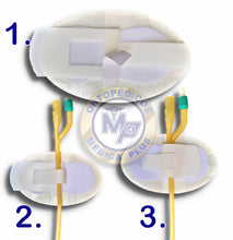 Cargar imagen en el visor de la galería, SUJETADOR ADHESIVO PARA CATETER O SONDA - 3 PIEZAS - FIJADOR AJUSTE CON VELCRO