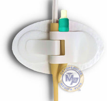 Cargar imagen en el visor de la galería, SUJETADOR ADHESIVO PARA CATETER O SONDA - 3 PIEZAS - FIJADOR AJUSTE CON VELCRO