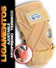 Cargar imagen en el visor de la galería, RODILLERA PARA LIGAMENTOS CRUZADOS ABIERTA NEOPRENO TERMICO AJUSTABLE