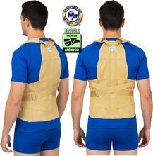 Cargar imagen en el visor de la galería, FAJA DORSOLUMBAR TRANSPIRABLE ELASTICA REFORZADA VARILLAS DE ALUMINIO DORSAL ESPALDA ALTA