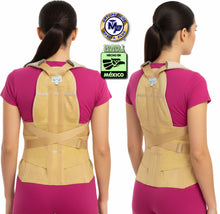 Cargar imagen en el visor de la galería, FAJA DORSOLUMBAR TRANSPIRABLE ELASTICA REFORZADA VARILLAS DE ALUMINIO DORSAL ESPALDA ALTA