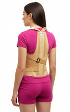 Cargar imagen en el visor de la galería, FAJA DORSOLUMBAR ELASTICA REFORZADA VARILLAS DE ALUMINIO FAJA DORSAL ESPALDA ALTA Y BAJA