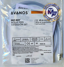 Cargar imagen en el visor de la galería, EXTENSION L + 60 CM PARA PAPILLA CON PINZA MODELO 0123-24 CALIBRE GRUESO COMPATIBLE BOTON GASTRICO DE GASTROSTOMIA AVANOS