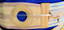 Cargar imagen en el visor de la galería, FAJA PARA CATETER DE DIALISIS PERITONEAL O SONDA DE GASTROSTOMIA - TRANSPIRABLE 7 CM