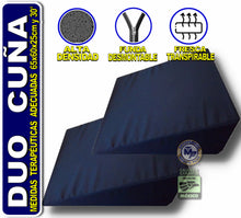 Cargar imagen en el visor de la galería, DOS CUÑA ANTIRREFLUJO ADULTO - RETORNO VENOSO - DESCANSO - VARICES