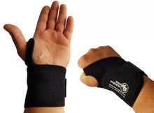 Cargar imagen en el visor de la galería, MUÑEQUERA DEPORTIVA BOOMERANG NEOPRENO TERMICO 2 PIEZAS