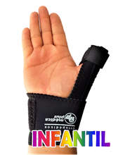 Cargar imagen en el visor de la galería, FERULA PARA PULGAR INMOVILIZADOR QUERVAIN DEDO PULGAR ALUMINIO NEOPRENO