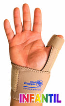 Cargar imagen en el visor de la galería, FERULA PARA PULGAR INMOVILIZADOR QUERVAIN DEDO PULGAR ALUMINIO NEOPRENO