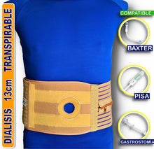 Cargar imagen en el visor de la galería, FAJA 13 CM PROTECTORA PARA CATETER DE DIALISIS PERITONEAL O SONDA DE GASTROSTOMIA - TRANSPIRABLE