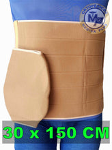 Cargar imagen en el visor de la galería, FAJA 30 CM PARA SOBREPESO COLOSTOMIA ORIFICIO UNIVERSAL 10 CM FUNDA - FAJA BARIÁTRICA OSTOMIA UROSTOMIA