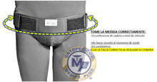 Cargar imagen en el visor de la galería, FAJA PARA HERNIA INGUINAL ELASTICO REFORZADO ALMOHADILLAS IZQUIERDA Y DERECHA HIERNIA DE INGLE