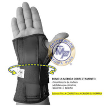 Cargar imagen en el visor de la galería, FERULA PARA MUÑECA EN LONA VARILLA DE ALUMINIO