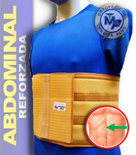 Cargar imagen en el visor de la galería, 20 CM FAJA SOPORTE ABDOMINAL REFORZADA FAJA POSTOPERATORIA ELASTICA