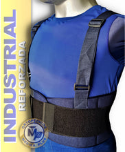 Cargar imagen en el visor de la galería, FAJA INDUSTRIAL NO ELASTICA EN LONETA SOPORTE LUMBAR
