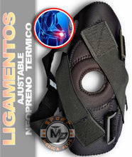 Cargar imagen en el visor de la galería, RODILLERA PARA LIGAMENTOS CRUZADOS ABIERTA NEOPRENO NEGRO