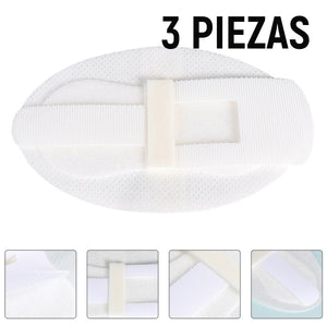 FIJADOR ADHESIVO PARA CATETER O SONDA - 3 PIEZAS - SUJETADOR AJUSTE CON VELCRO
