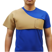 Cargar imagen en el visor de la galería, SOPORTE SUJETADOR DE HOMBRO NEOPRENO OCRE - DEPORTE,GYM, LESIONES
