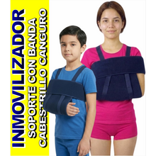 Cargar imagen en el visor de la galería, INMOVILIZADOR DE HOMBRO CABESTRILLO CON BANDA INFANTIL O ADULTO
