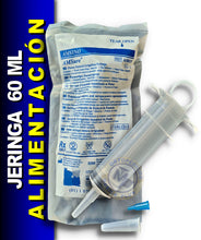 Cargar imagen en el visor de la galería, JERINGA PARA ALIMENTACION DE PACIENTE AMSINO AMSURE 60 ML + ADAPTADOR GASTROSTOMIA - ENTERAL
