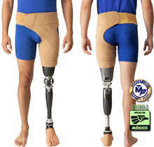 Cargar imagen en el visor de la galería, CINTURON DE NEOPRENO OCRE PARA PROTESIS ESTABILIZADOR CON ANTIDERRAPANTE
