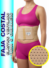 Cargar imagen en el visor de la galería, FAJA COSTAL TRANSPIRABLE 13 CM SOPORTE PARA COSTILLAS REFORZADA
