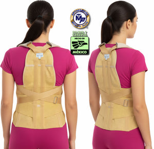 FAJA DORSOLUMBAR TRANSPIRABLE ELASTICA REFORZADA VARILLAS DE ALUMINIO DORSAL ESPALDA ALTA