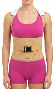 FAJA DORSOLUMBAR ELASTICA REFORZADA VARILLAS DE ALUMINIO FAJA DORSAL ESPALDA ALTA Y BAJA