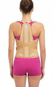FAJA DORSOLUMBAR ELASTICA REFORZADA VARILLAS DE ALUMINIO FAJA DORSAL ESPALDA ALTA Y BAJA
