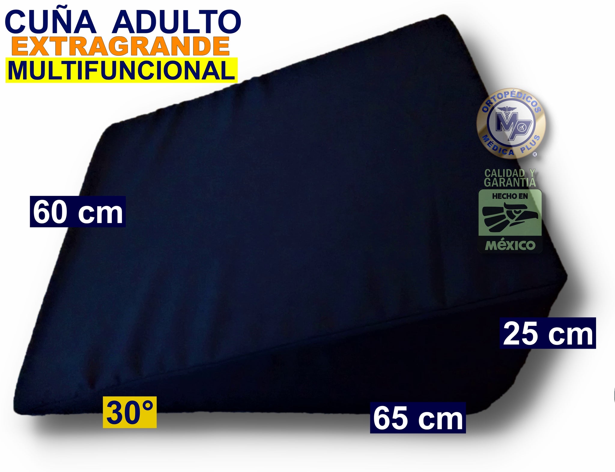 ALMOHADA TRIANGULAR CUÑA ANTIRREFLUJO ADULTO MULTIUSO RETORNO VENOSO R –  ORTOPEDICOS MEDICA PLUS