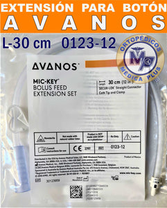 EXTENSION L + 30 CM CON PINZA MOD 0123-12 CALIBRE GRUESO PARA BOTON GASTRICO