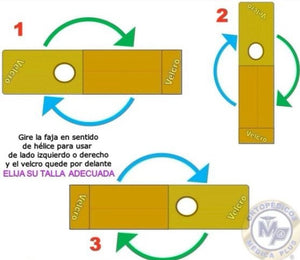 FAJA 20 CM PARA COLOSTOMIA ORIFICIO UNIVERSAL ELASTICA CON FUNDA INCLUIDA - UROSTOMIA OSTOMIA