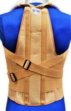 Cargar imagen en el visor de la galería, FAJA DORSOLUMBAR ELASTICA REFORZADA VARILLAS DE ALUMINIO FAJA DORSAL ESPALDA ALTA Y BAJA
