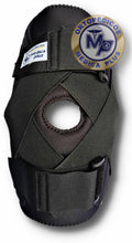 Cargar imagen en el visor de la galería, RODILLERA PARA LIGAMENTOS CRUZADOS ABIERTA NEOPRENO NEGRO
