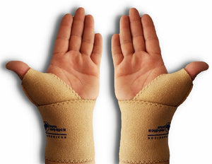 MUÑEQUERA DEPORTIVA MEDIO GUANTE NEOPRENO TERMICO 2 PIEZAS