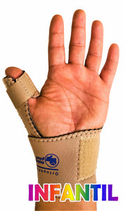 FERULA PARA PULGAR INMOVILIZADOR QUERVAIN DEDO PULGAR ALUMINIO NEOPRENO