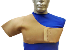 Cargar imagen en el visor de la galería, SOPORTE SUJETADOR DE HOMBRO NEOPRENO OCRE - DEPORTE,GYM, LESIONES
