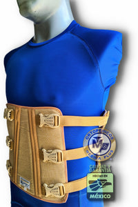 CORSET TAYLOR CORTO DE ALUMINIO FORRADO