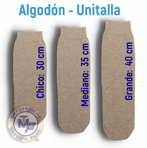 CALCETIN PARA PROTESIS  MUÑON MIEMBRO AMPUTADO ALGODON UNITALLA