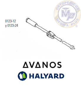 EXTENSION L + 30 CM CON PINZA MOD 0123-12 CALIBRE GRUESO PARA BOTON GASTRICO