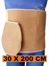 Cargar imagen en el visor de la galería, FAJA 30 CM PARA SOBREPESO COLOSTOMIA ORIFICIO UNIVERSAL 10 CM FUNDA - FAJA BARIÁTRICA OSTOMIA UROSTOMIA
