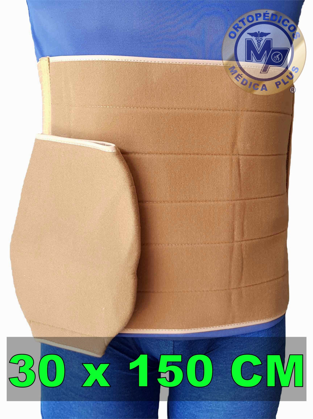 FAJA 30 CM PARA SOBREPESO COLOSTOMIA ORIFICIO UNIVERSAL 10 CM FUNDA - FAJA BARIÁTRICA OSTOMIA UROSTOMIA