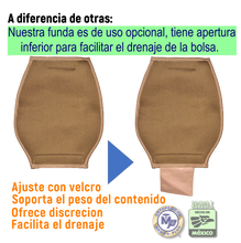 Cargar imagen en el visor de la galería, FAJA 13 CM PARA COLOSTOMIA ORIFICIO UNIVERSAL 10 CM ELASTICA CON FUNDA INCLUIDA

