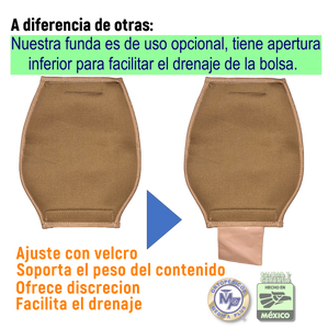 FAJA 20 CM PARA COLOSTOMIA ORIFICIO UNIVERSAL ELASTICA CON FUNDA INCLUIDA - UROSTOMIA OSTOMIA