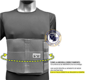 FAJA 20 CM PARA HERNIA UMBILICAL O HERNIA DE OMBLIGO TALLAS PLUS - BARIATRICA